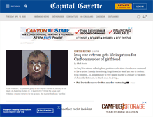 Tablet Screenshot of capitalgazette.com